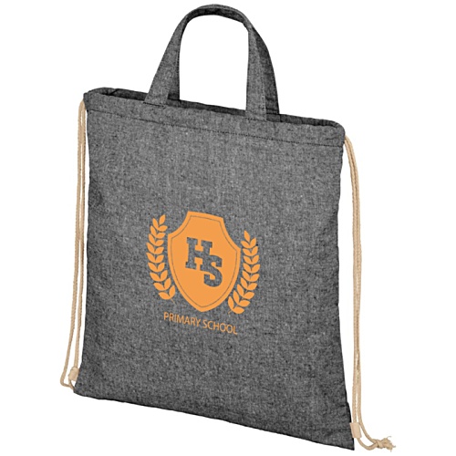 Pheebs 7-oz Recycled Drawstring Bag - Printed Main Image