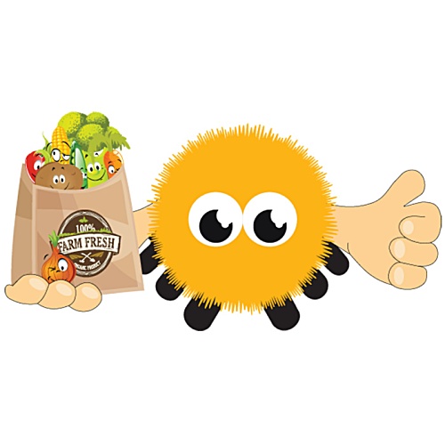 Vegetable Bag Message Bug Main Image