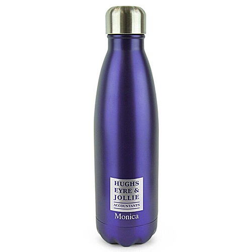 Ashford Metallic Vacuum Insulated Bottle - Engraved Logo & Name Main Image