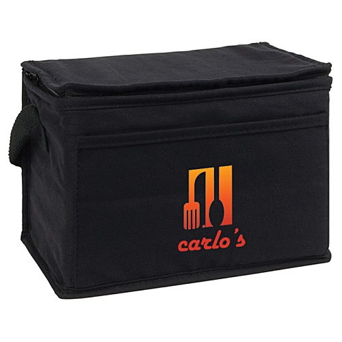 Marden 6 Can Cotton Cooler Bag - Digital Print Main Image