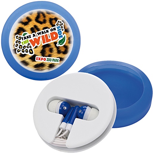 DISC Flexi-Case Earphones - Digital Print Main Image