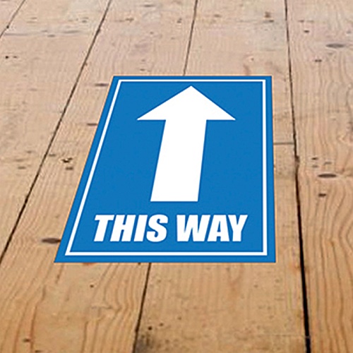 Laminated Anti-Slip Vinyl A5 Floor Stickers Main Image