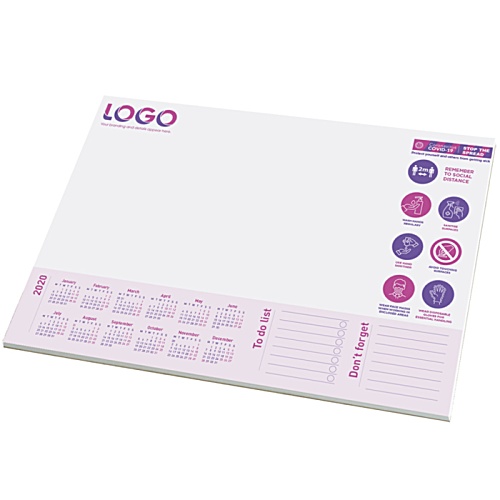 A2 50 Sheet Deskpad - Healthy at Work Design Main Image