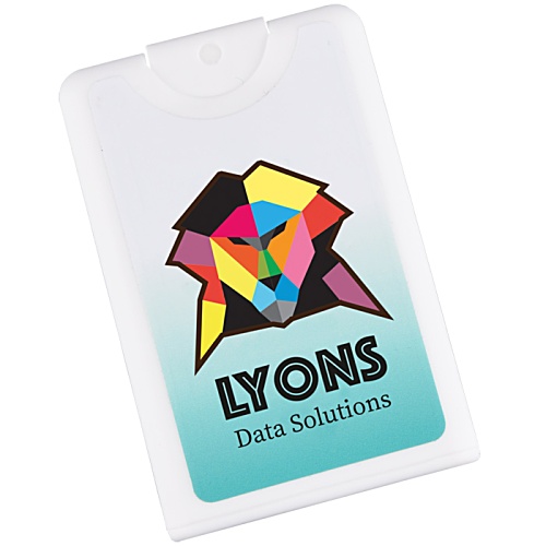 Credit Card Hand Sanitiser - Digital Print Label Main Image