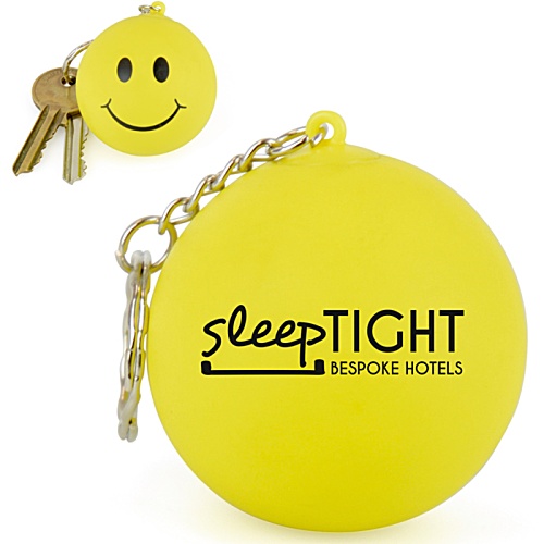 DISC Smiley Face Stress Keyring Main Image