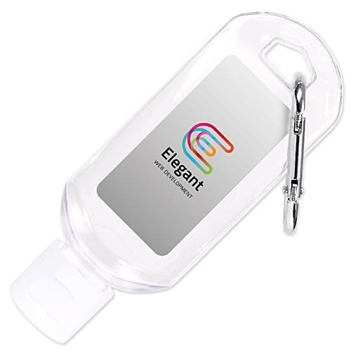 50ml Gel Carabiner Clip Hand Sanitiser Main Image