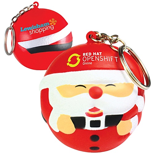 Stress Father Christmas Keyring Main Image