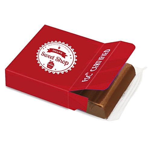 3 Baton Milk Chocolate Bar Box Main Image