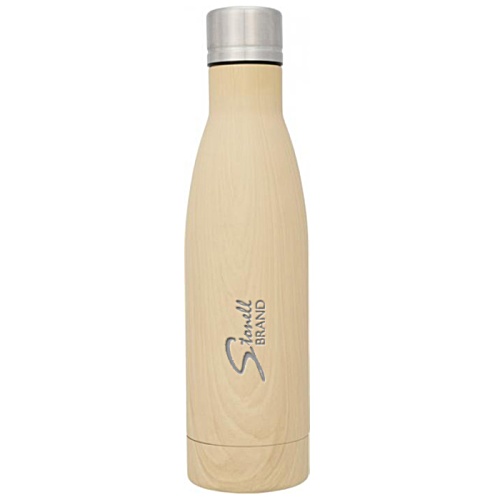 Vasa Wood Copper Vacuum Insulated Bottle - Engraved Main Image