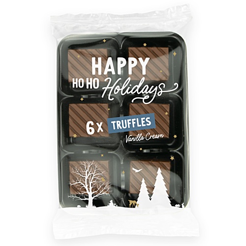 Flow Wrapped Tray - Vanilla Cream Truffles Main Image