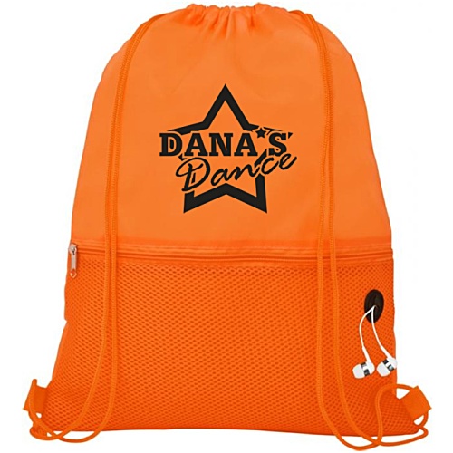 Oriole Mesh Drawstring Bag - Printed Main Image