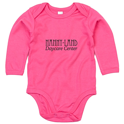 BabyBugz Baby Organic Cotton Long Sleeve Bodysuit - Colours Main Image