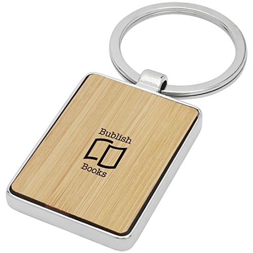 Neta Bamboo Rectangle Keyring Main Image