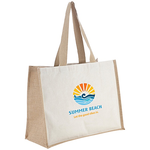 Varai Canvas & Jute Tote Bag - Digital Print Main Image