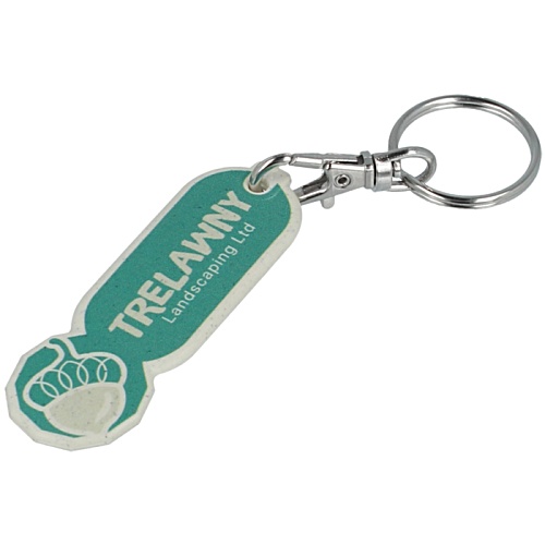 Biodegradable Trolley Stick Keyring Main Image