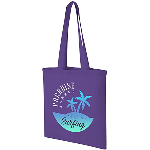 4imprint Coloured Cotton Tote - Digital Print Main Image