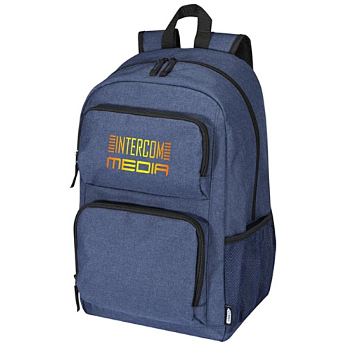 Graphite Deluxe Laptop Backpack - Digital Print Main Image