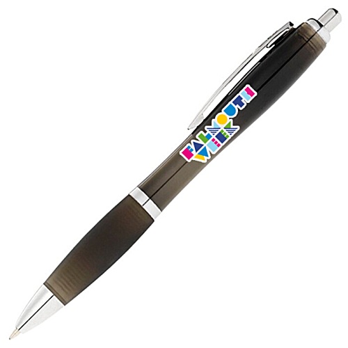 Nash Black Grip Pen - Black Ink - Digital Print Main Image