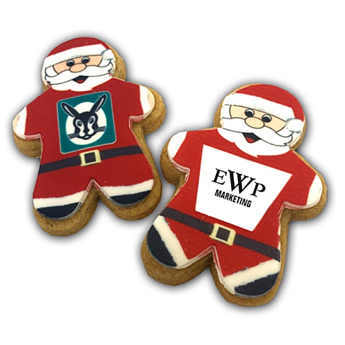 Christmas Shortbread Biscuit - Santa Main Image