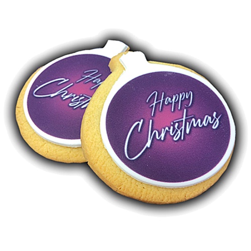 Christmas Shortbread Biscuit - Bauble Main Image