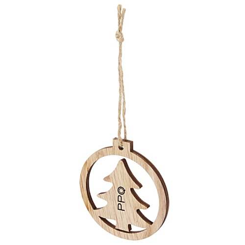 Natall Wooden Tree Ornament - Printed Main Image