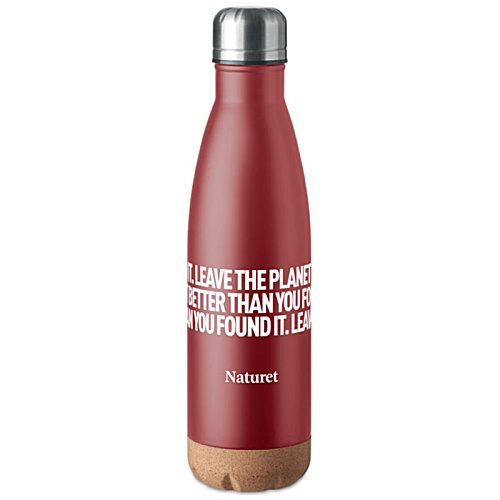 Aspen Cork Vacuum Insulated Bottle Main Image