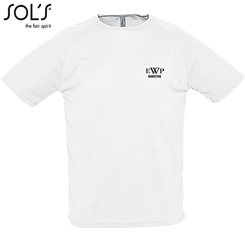 SOL's Sporty T- Shirt - White Main Image