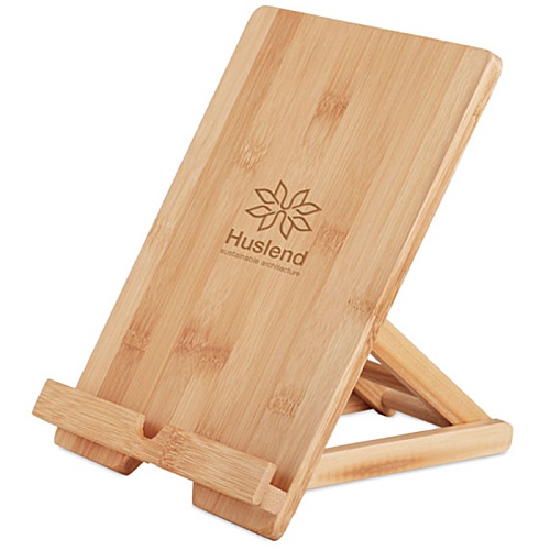 DISC Bamboo Tablet Stand Main Image