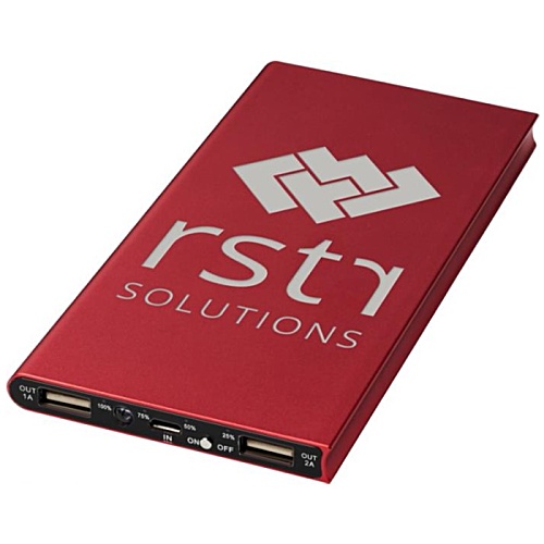 Plate 8000mAh Powerbank - Engraved Main Image