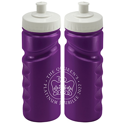 DISC 500ml Finger Grip Sports Bottle - Platinum Jubilee Main Image