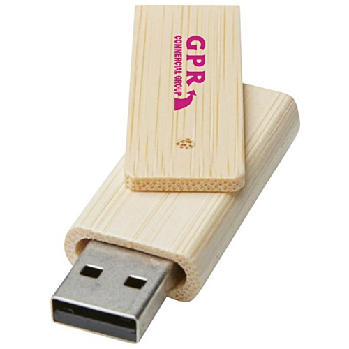 16gb Rotate Bamboo USB Flashdrive Main Image