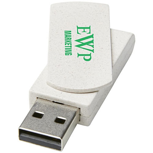 DISC 8gb Rotate Wheat Straw USB Flashdrive Main Image
