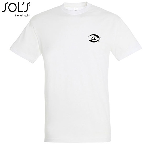 SOL's Regent T-Shirt - White - Printed Main Image