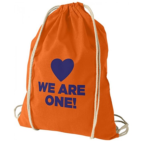 Oregon Cotton Drawstring Bag - Colours - 3 Day Main Image