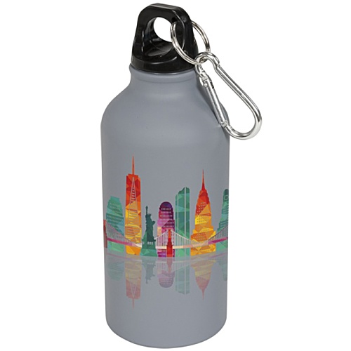 DISC Oregon 400ml Matt Aluminium Bottle - Digital Wrap Main Image