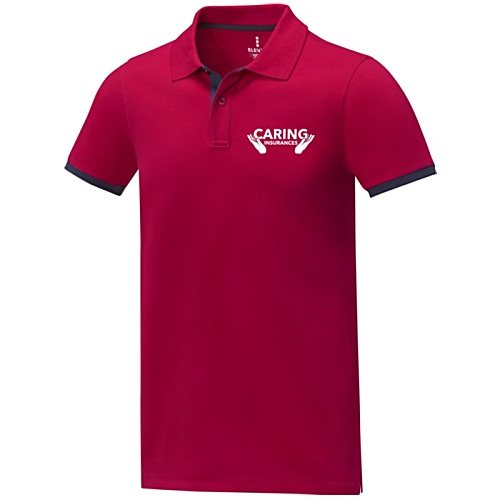 Morgan Men's Duo Tone Polo - Printed Main Image