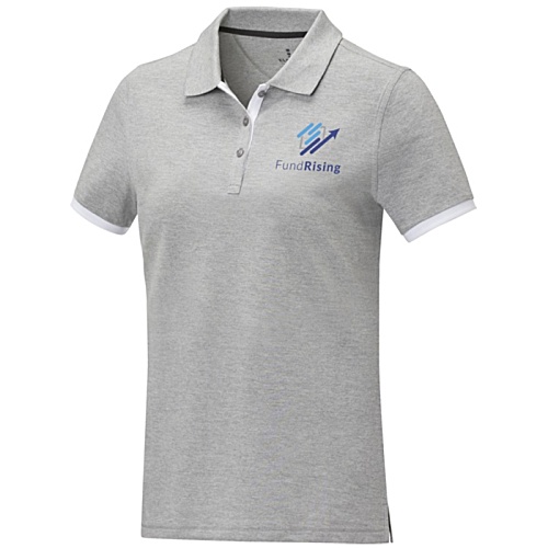 DISC Morgan Women's Duo Tone Polo - Digital Print Main Image