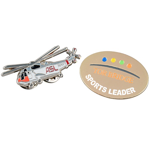 40mm Metal Soft Enamel Pin Badge Main Image