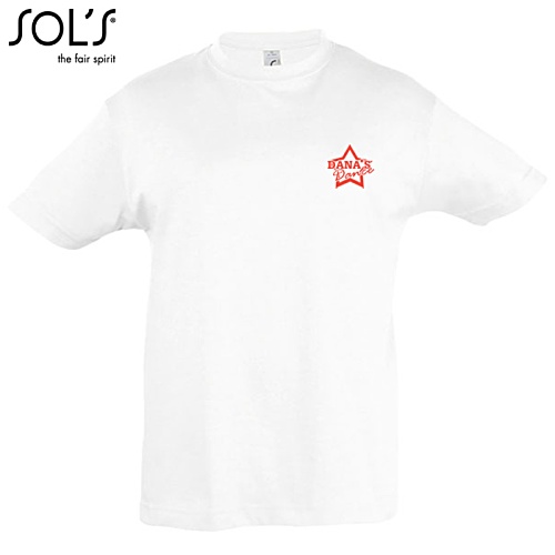 SOL's Regent Kids' T-Shirt - White - Printed Main Image