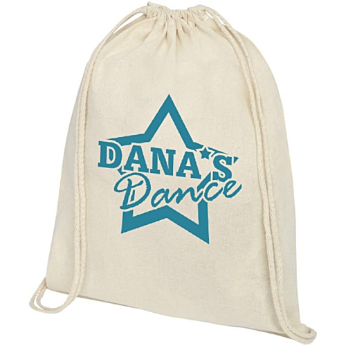 Oregon Cotton Drawstring Bag - Natural - 3 Day Main Image