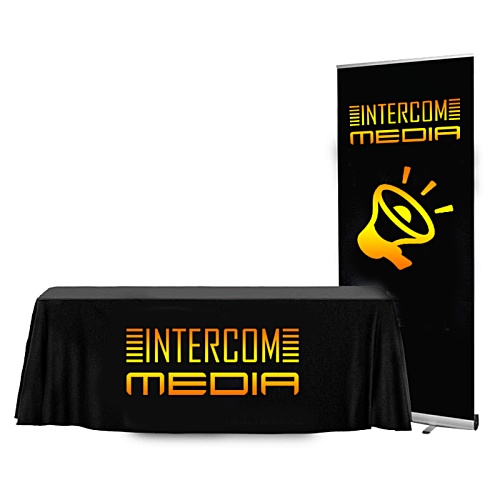 800-mm Roller Banner & 6-foot Table Cloth Bundle Main Image