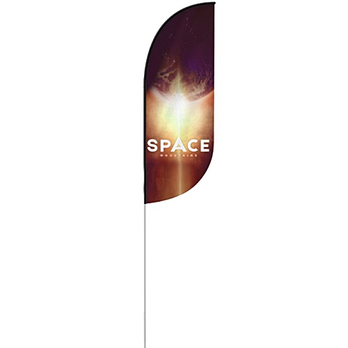 2.4m Bold Flag - Single Sided Print - Without Base Main Image