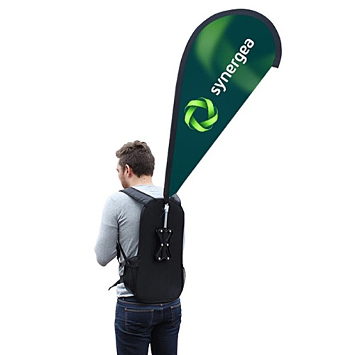 Backpack Flag - Teardrop - Single Sided Print Main Image