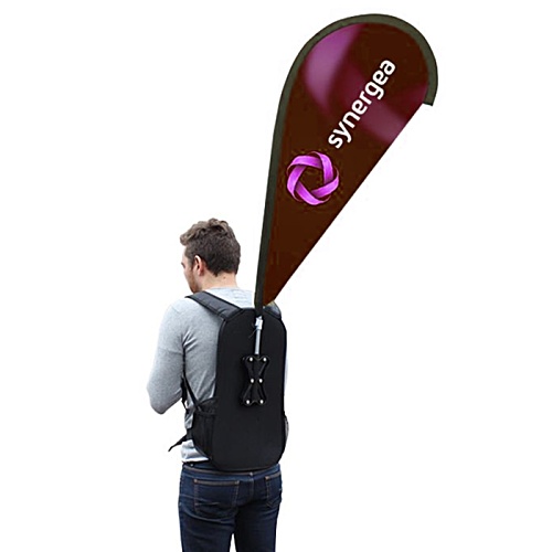 Backpack Flag - Teardrop - Double Sided Print Main Image