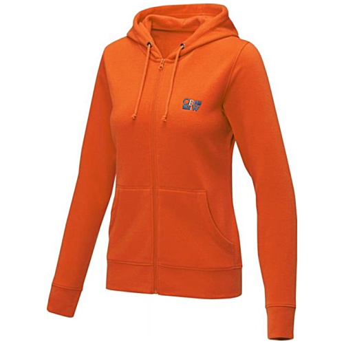 DISC Theron Women's Zipped Hoodie - Embroidered Main Image