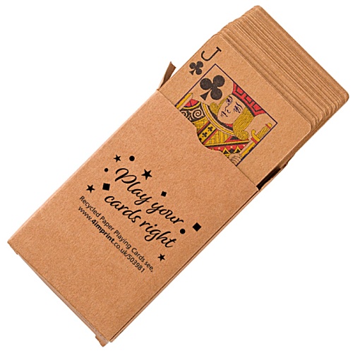 Recycled Paper Playing Cards Main Image