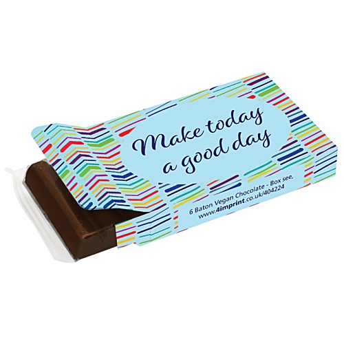 6 Baton Vegan Dark Chocolate Box Main Image