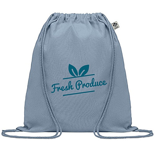 Yuki Organic Cotton Drawstring Bag - Colours Main Image