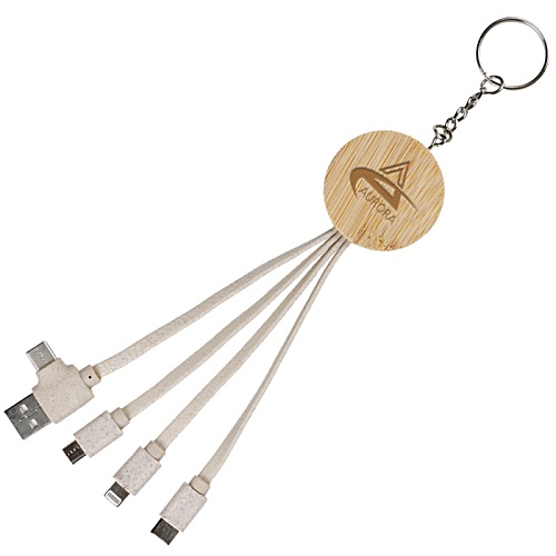 Wheatly Charger Keyring - Round - Engraved Main Image