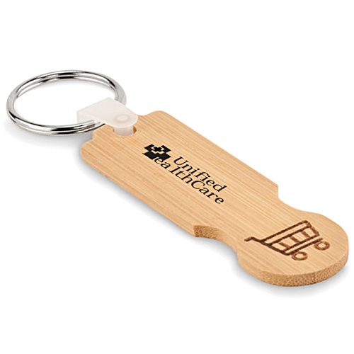 Bamboo Euro Token Keyring Main Image